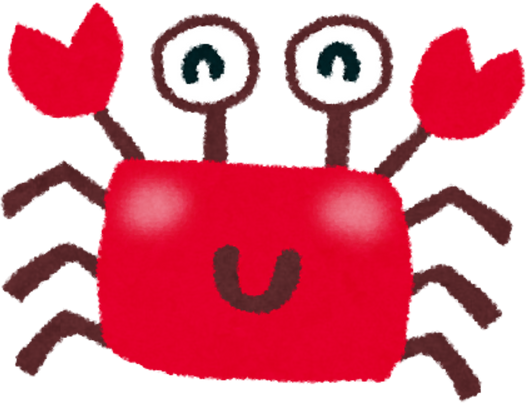 Smiling Cute Crab Illustration